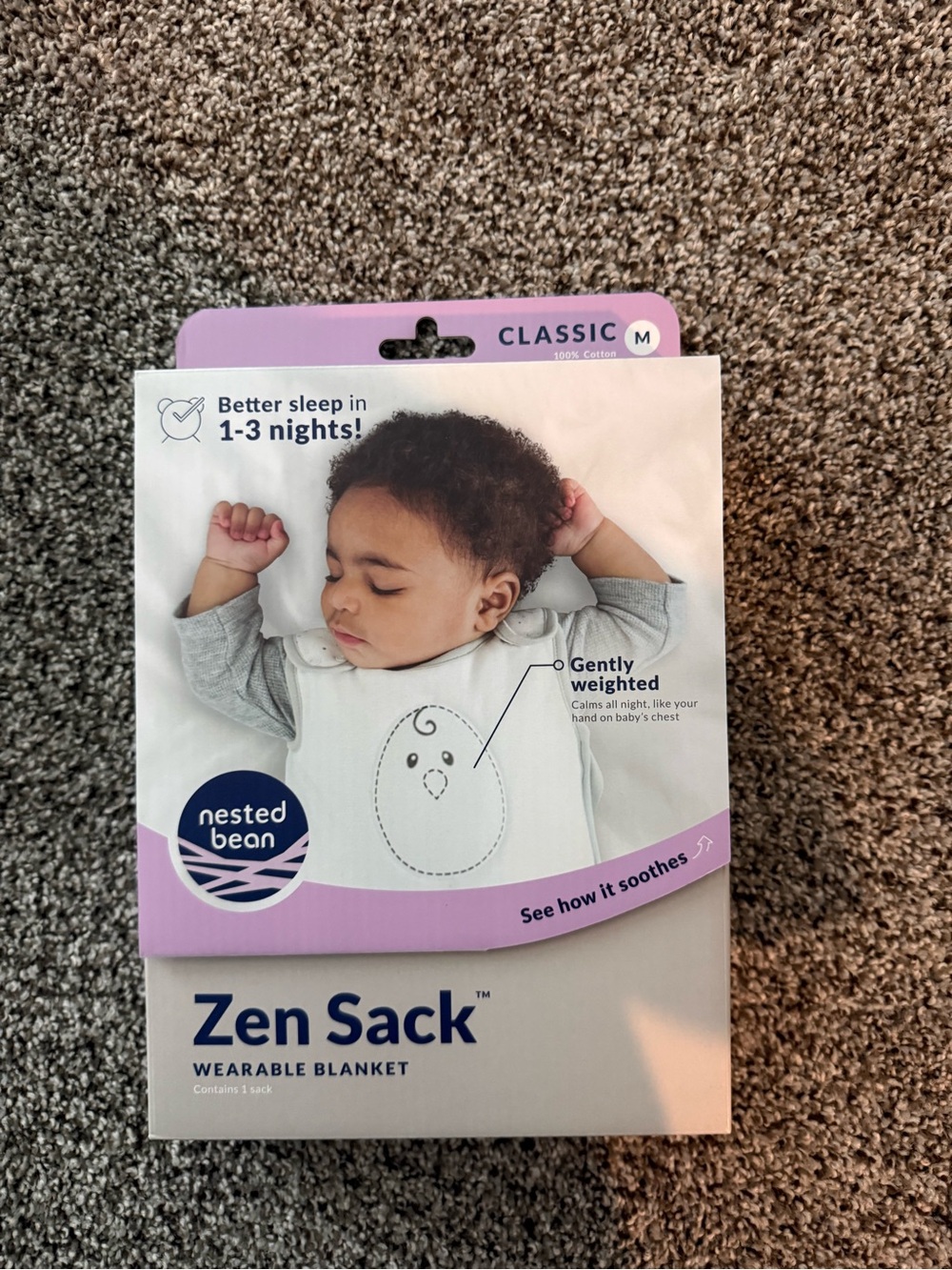 Nested Bean Zen Sack Wearable Blanket